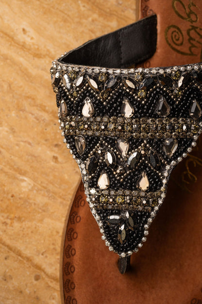 Sandali Loving U in nero