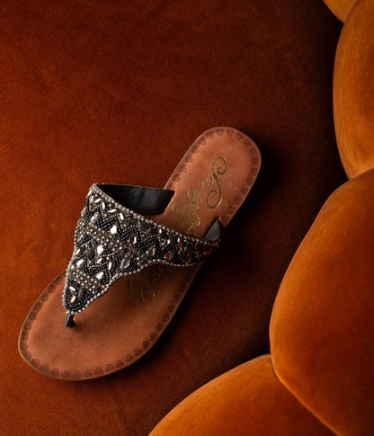 Sandali Loving U in nero