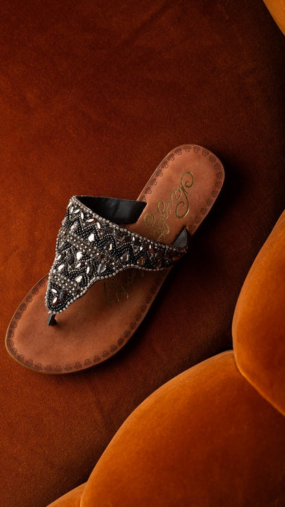 Sandali Loving U in nero