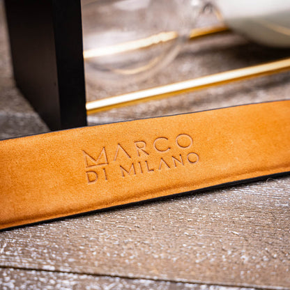 Lucca Belt Newspaper / Black