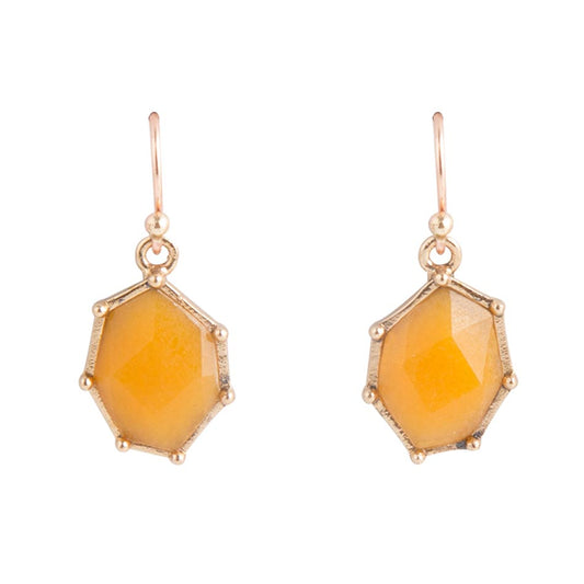 Orecchini Lucky 7 - Quarzo Giallo