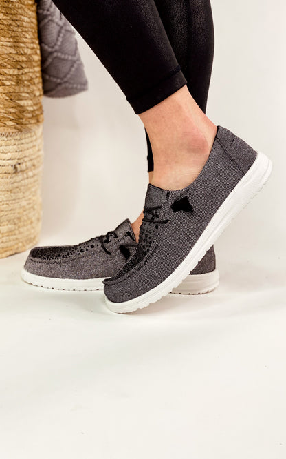 Maco Sneaker a Goccia d'Acqua in Nero