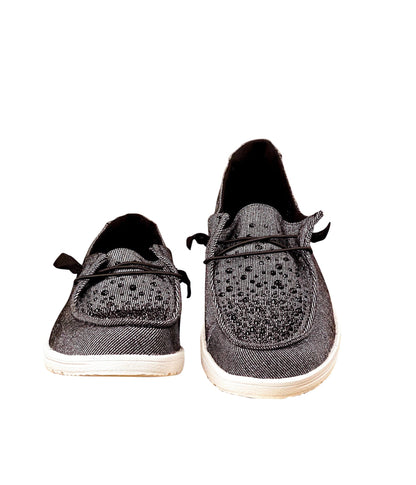 Maco Sneaker a Goccia d'Acqua in Nero