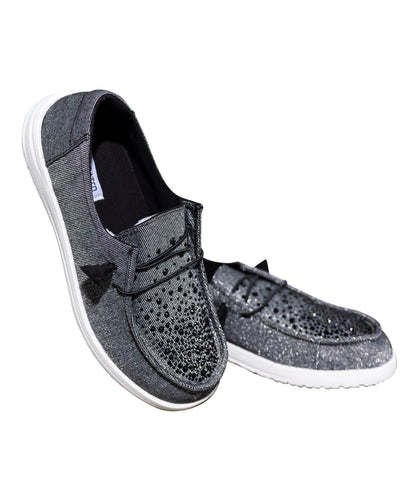 Maco Sneaker a Goccia d'Acqua in Nero