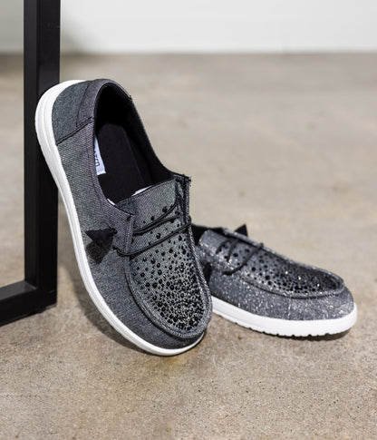 Maco Sneaker a Goccia d'Acqua in Nero