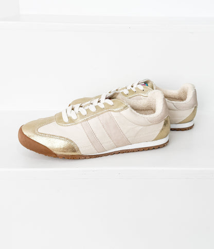Sneaker Madrid in Beige/Oro