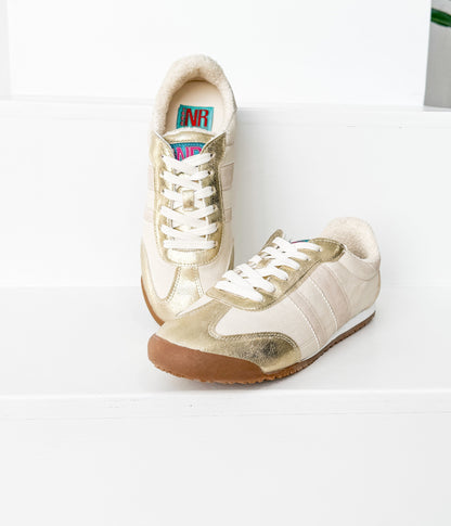 Sneaker Madrid in Beige/Oro