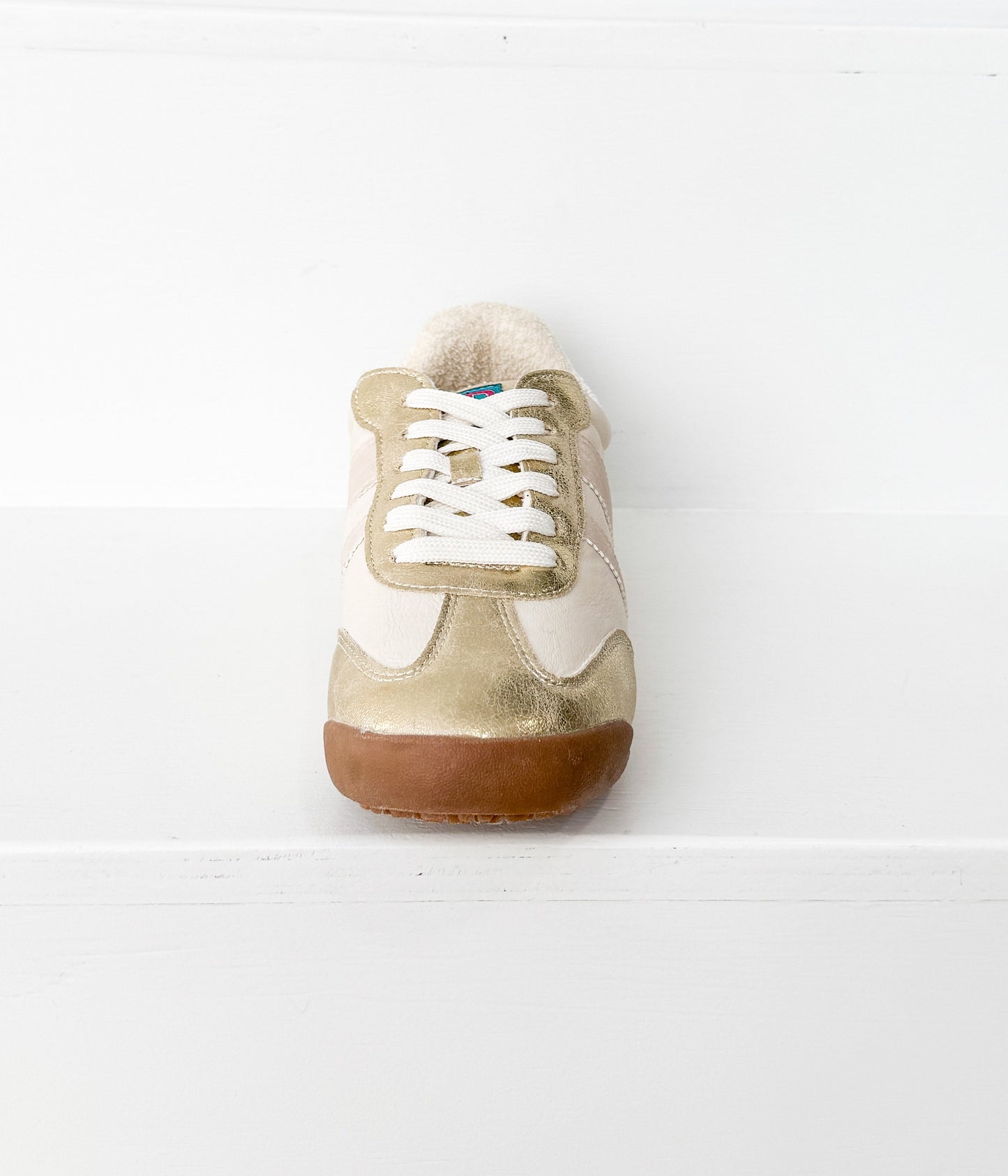 Sneaker Madrid in Beige/Oro