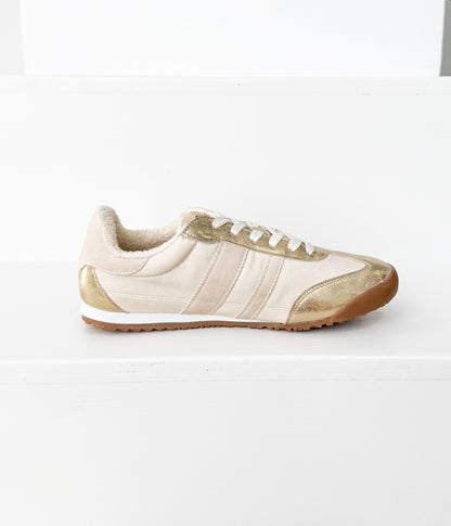 Sneaker Madrid in Beige/Oro