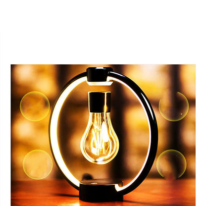 Magnetisk levitationssänglampa – Retro flytande LED-nattlampa
