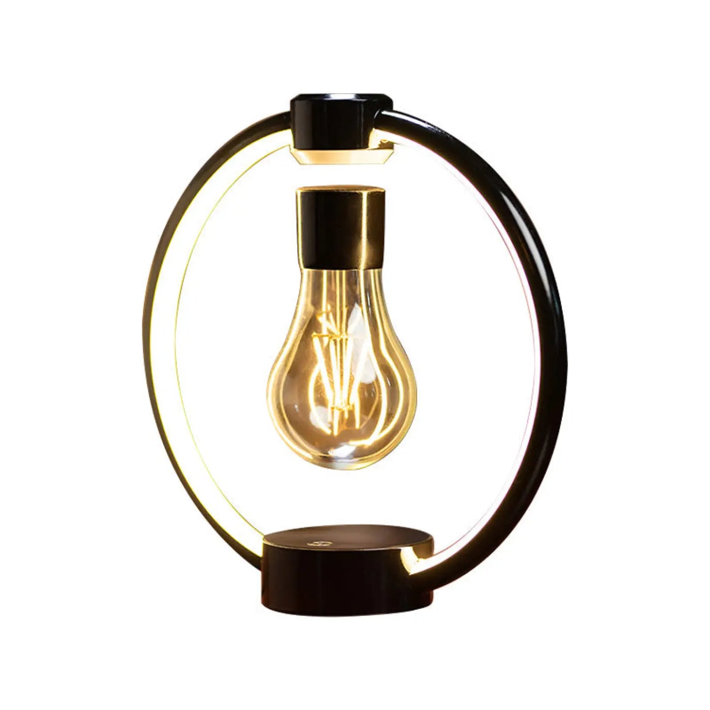 Magnetisk levitationssänglampa – Retro flytande LED-nattlampa