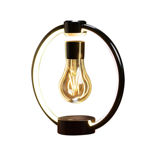 Magnetisk levitationssänglampa – Retro flytande LED-nattlampa