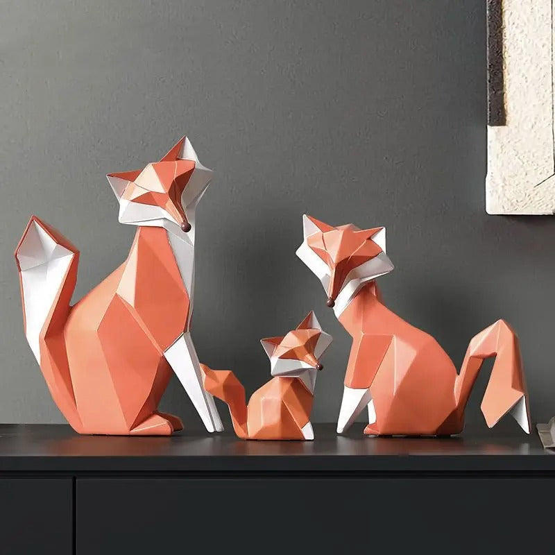 Nordic Fox Sculpture