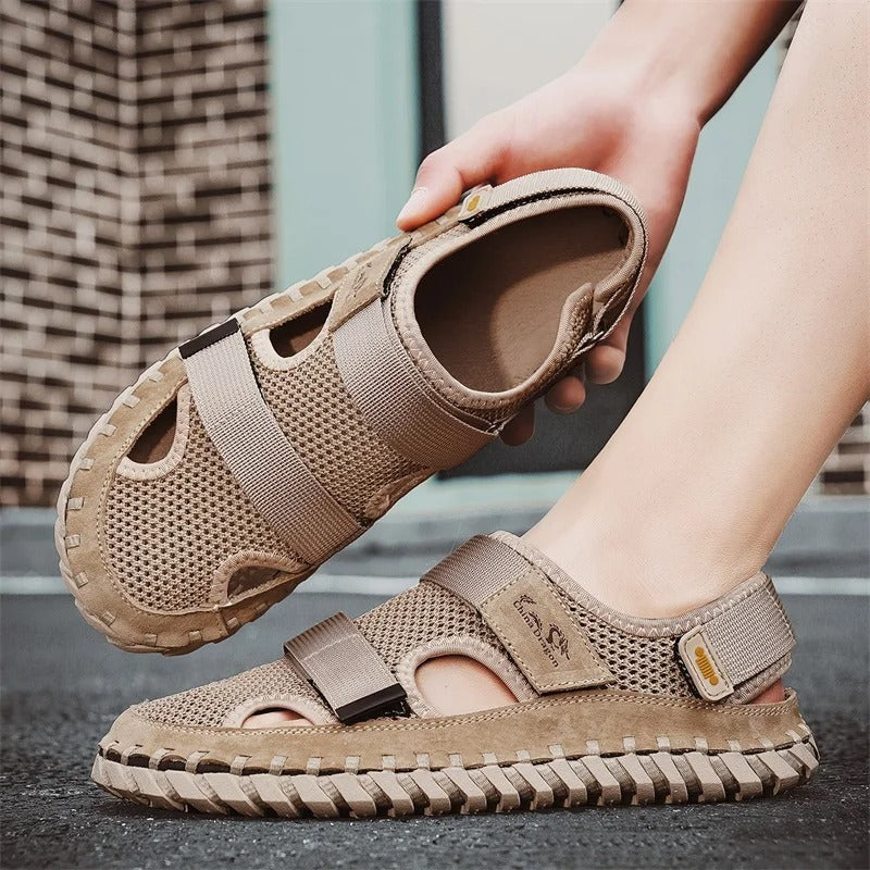 DAVEY | Leder Fischer Sandalen