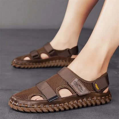 DAVEY | Leder Fischer Sandalen