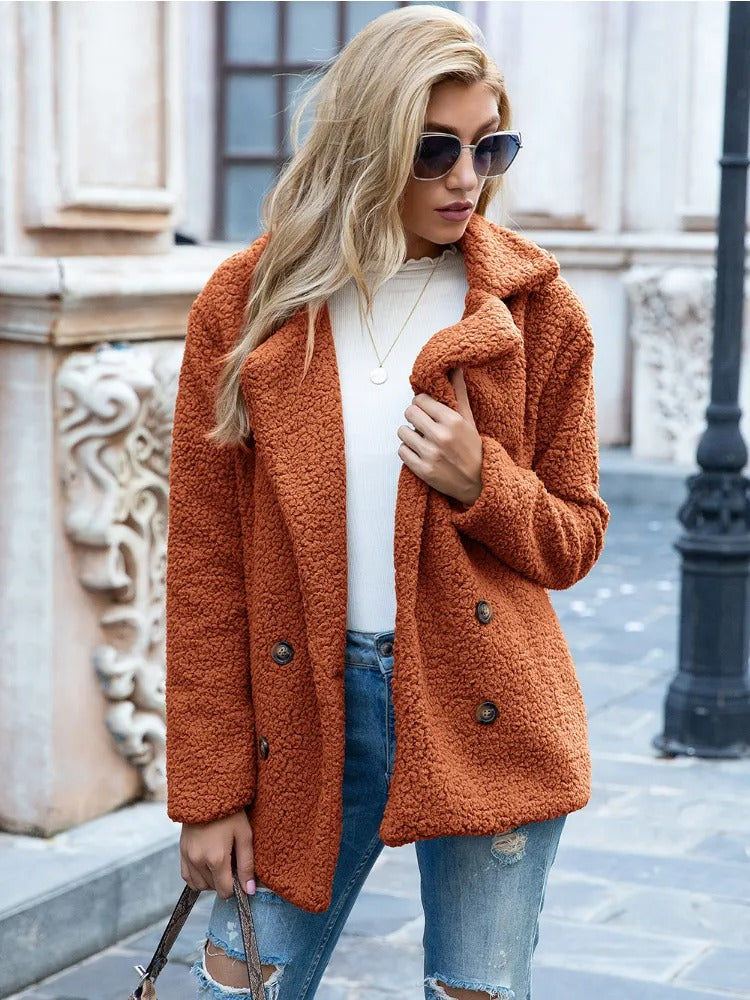 Cappotto Teddy Doppiopetto