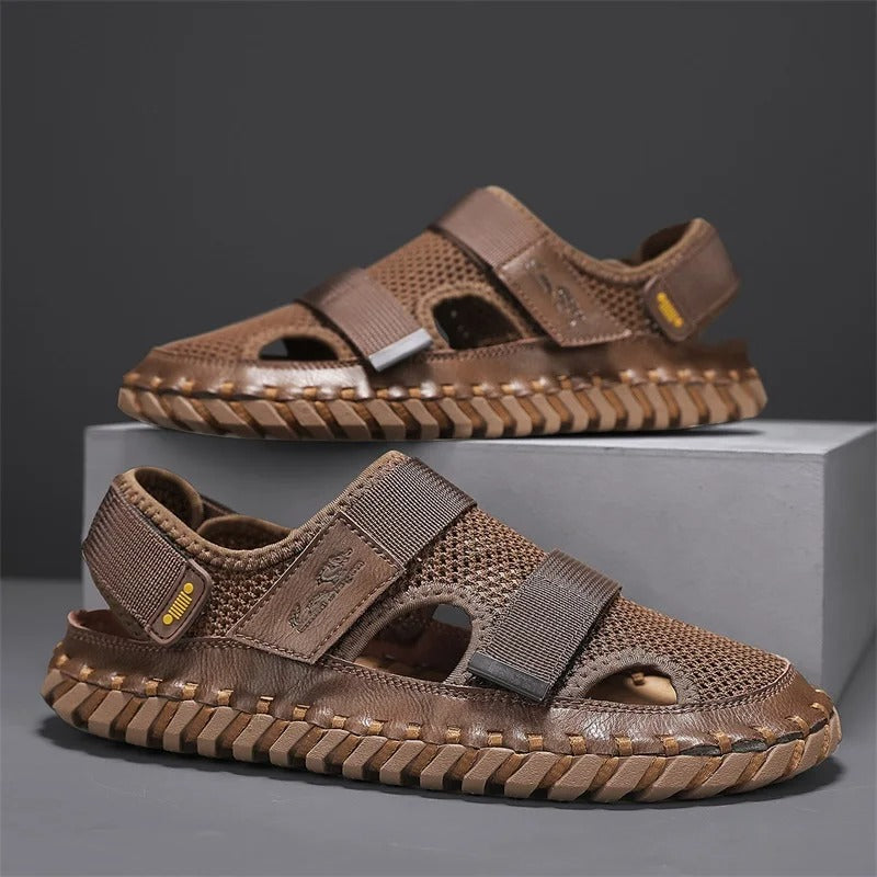DAVEY | Leder Fischer Sandalen