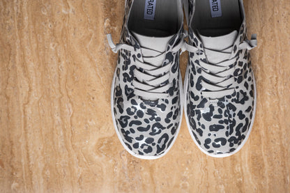 Sneaker Mayo in Leopardo Grigio Chiaro