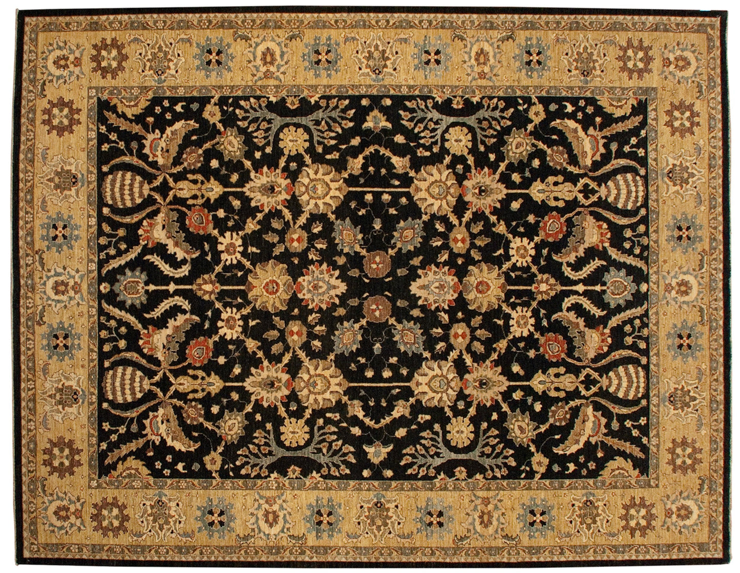 9x11.5 New Pakistani Sultanabad Design Carpet