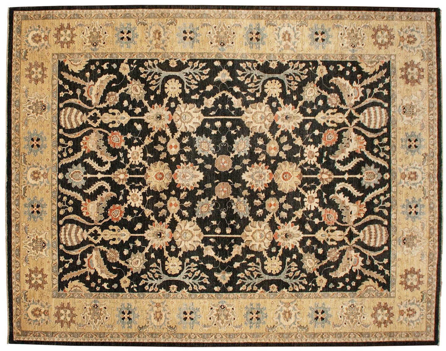 9x11.5 New Pakistani Sultanabad Design Carpet