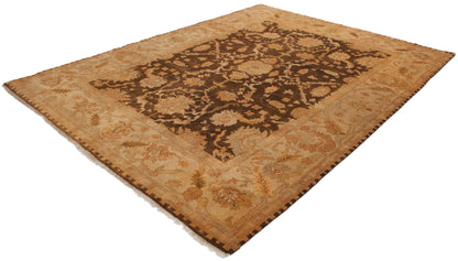 9x12 New Gold Wash Indian Oushak Design Carpet