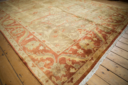 8.5x11.5 New Gold Wash Indian Oushak Design Carpet