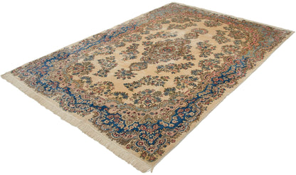 6x9 Vintage Fine Kerman Carpet
