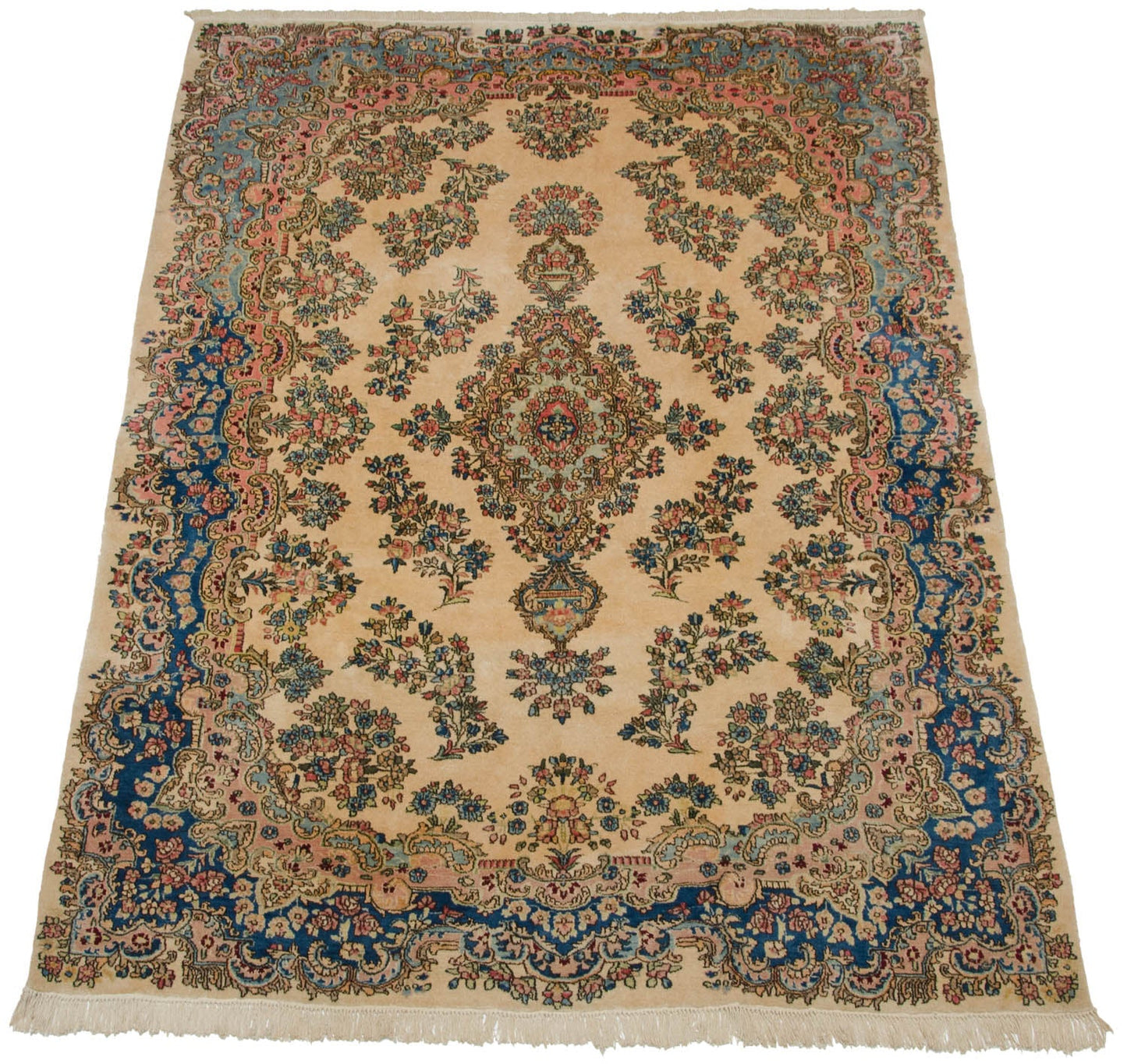 6x9 Vintage Fine Kerman Carpet