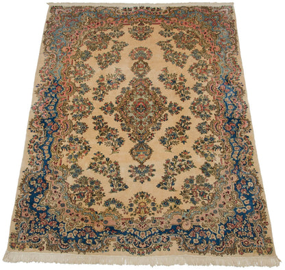 6x9 Vintage Fine Kerman Carpet