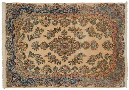 6x9 Vintage Fine Kerman Carpet