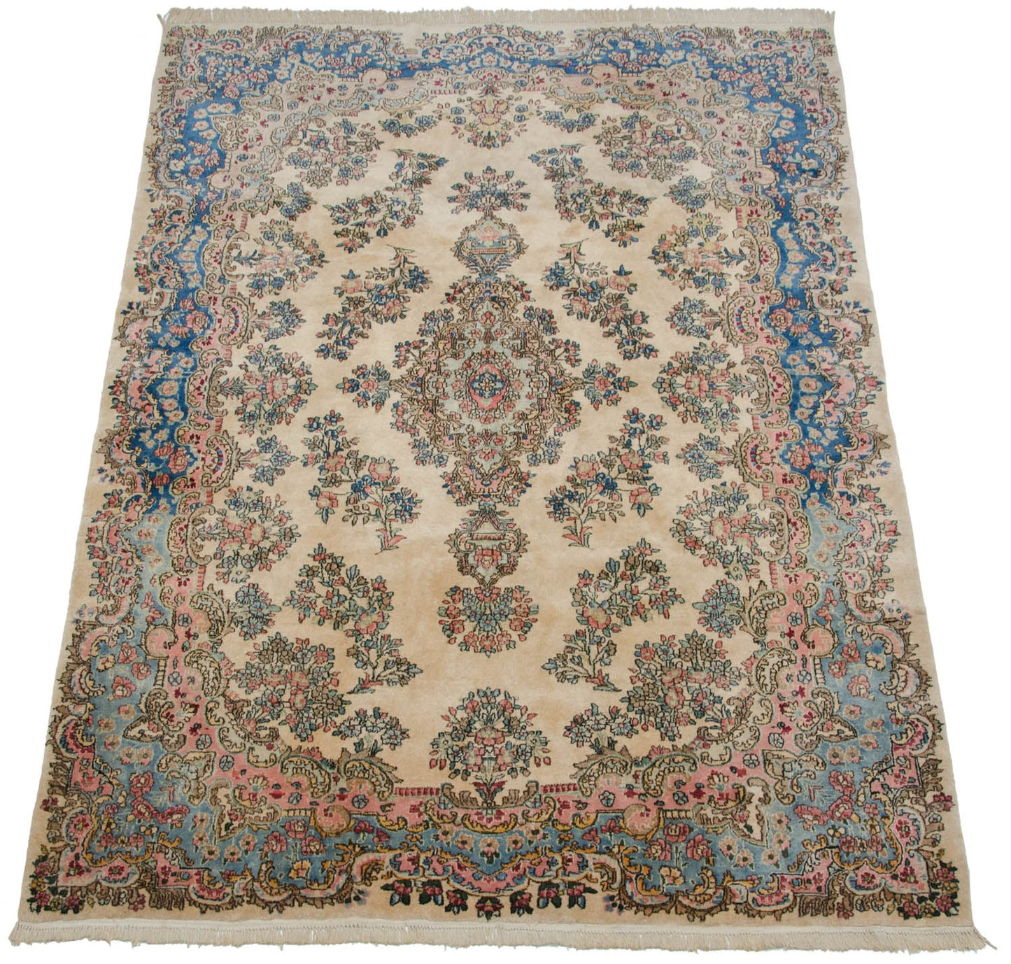 6x9 Vintage Fine Kerman Carpet