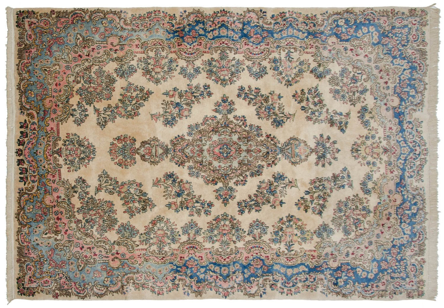6x9 Vintage Fine Kerman Carpet