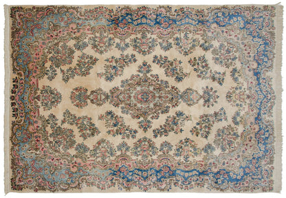 6x9 Vintage Fine Kerman Carpet