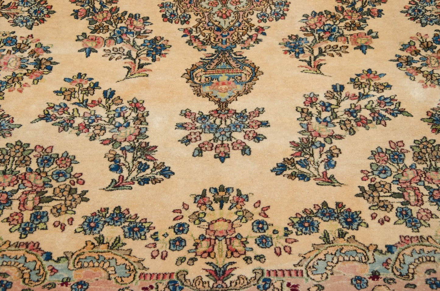 6x9 Vintage Fine Kerman Carpet
