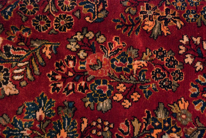 10.5x18.5 Vintage American Sarouk Carpet