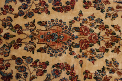 9.5x22.5 Vintage Kerman Carpet