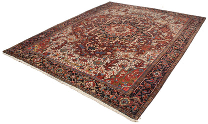 11.5x14 Vintage Heriz Carpet