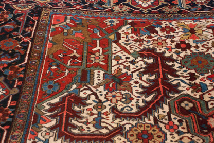 11.5x14 Vintage Heriz Carpet