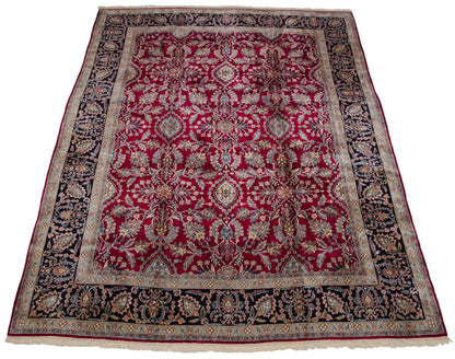 10.5x14 Vintage Kerman Carpet