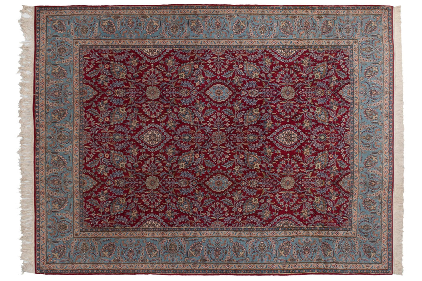10x13.5 Vintage Kerman Carpet