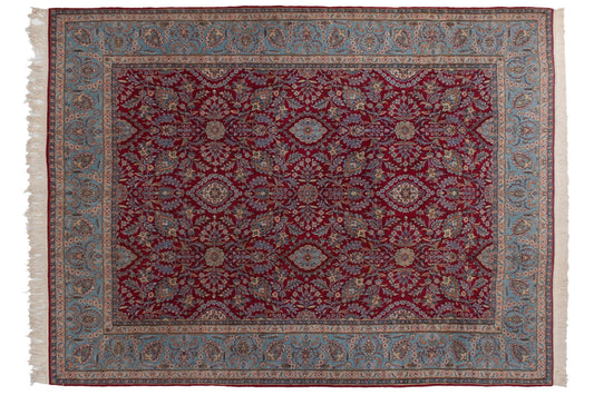 10x13.5 Vintage Kerman Carpet