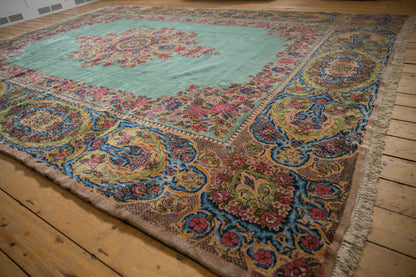 9.5x13.5 Vintage Kerman Carpet