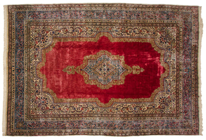 10x14.5 Vintage Fine Cyrus Crown® Kerman Carpet