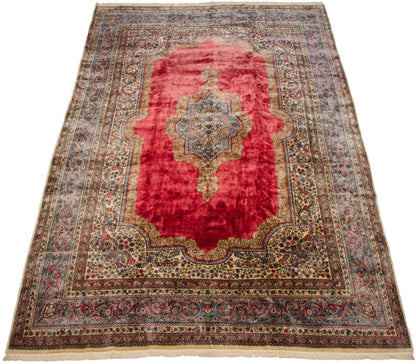 10x14.5 Vintage Fine Cyrus Crown® Kerman Carpet