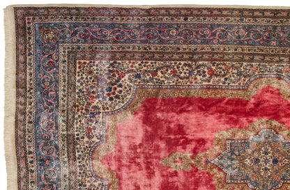 10x14.5 Vintage Fine Cyrus Crown® Kerman Carpet