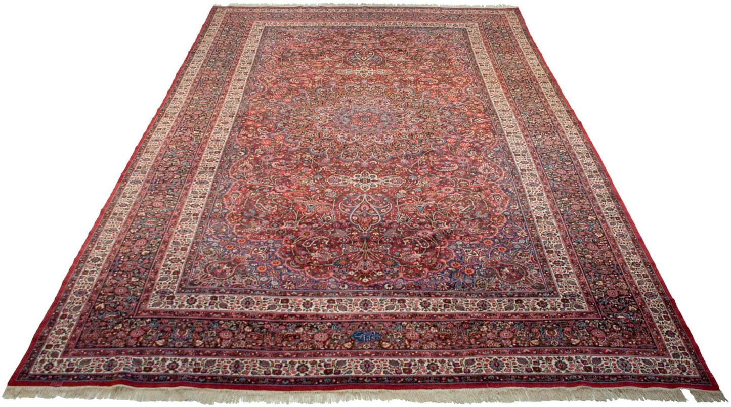 12x19.5 Vintage Fine Meshed Carpet