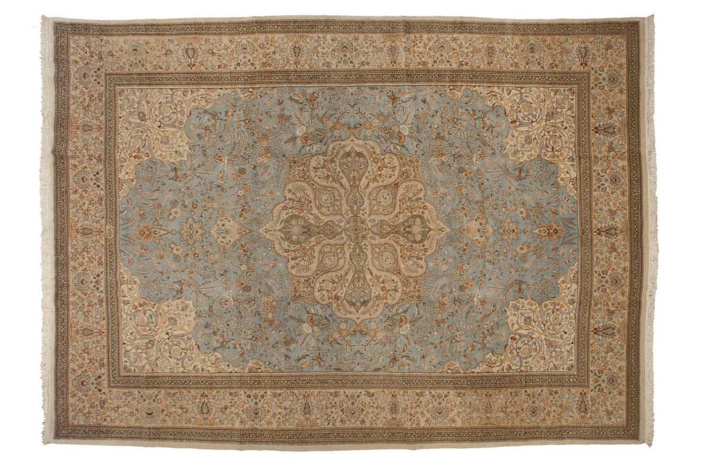 10x14 Vintage Tabriz Carpet