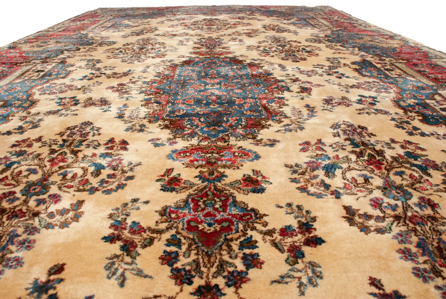 9x20 Vintage Kerman Carpet