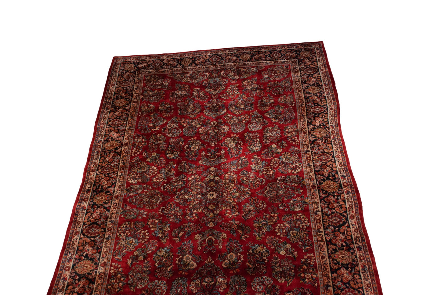 9x18 Vintage American Sarouk Carpet