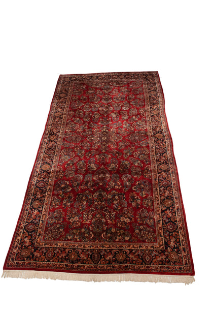 9x18 Vintage American Sarouk Carpet